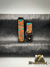 Load image into Gallery viewer, Fully Tooled w/ Turquoise Background