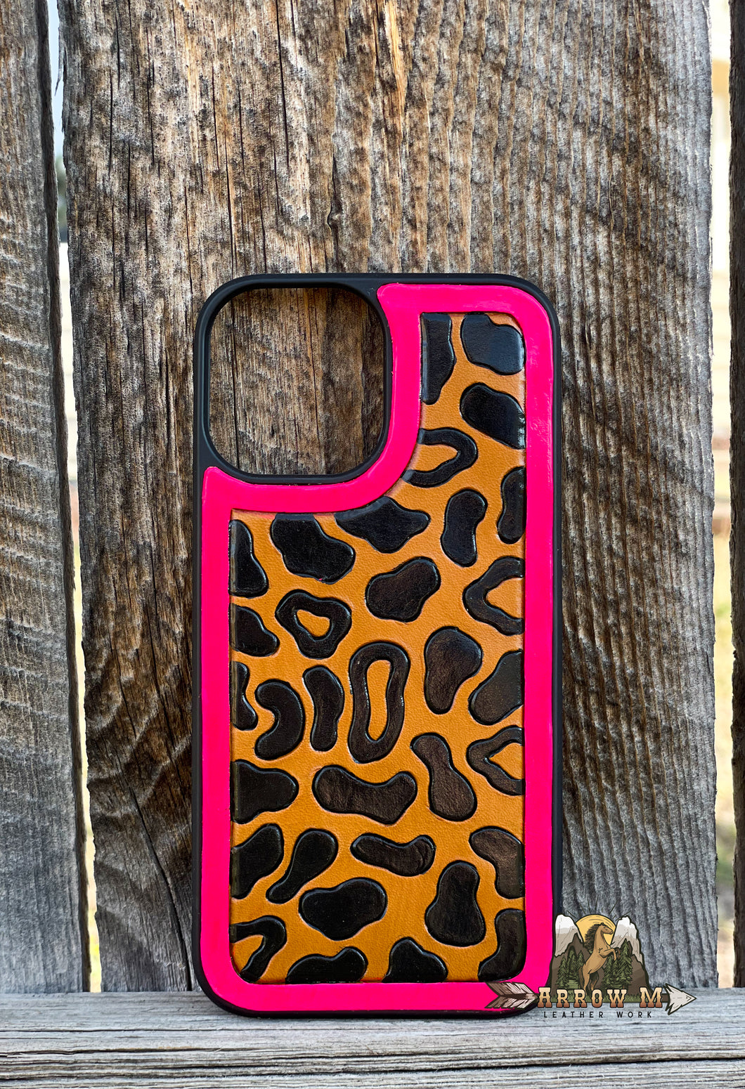 Solid Leopard—Hot Pink